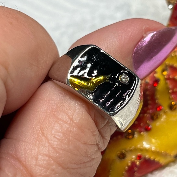 Howling wolf mens ring - Picture 5 of 6